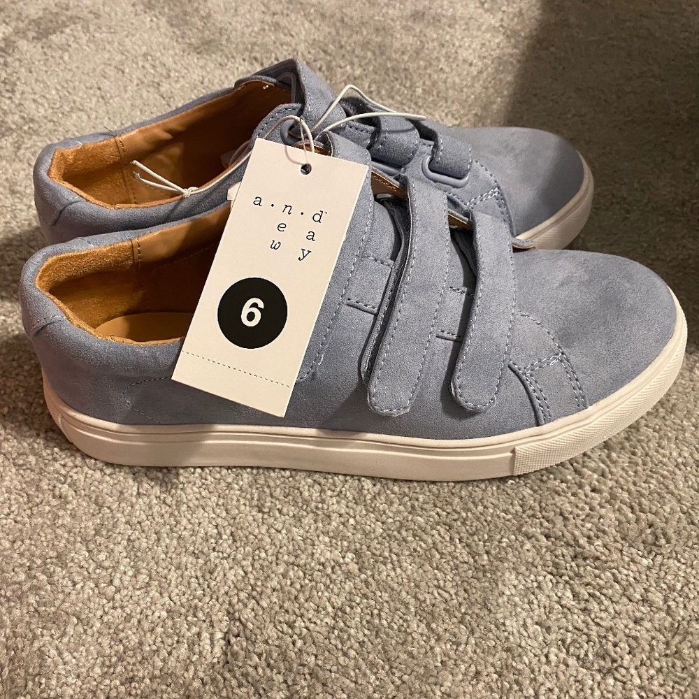 New blue shoes